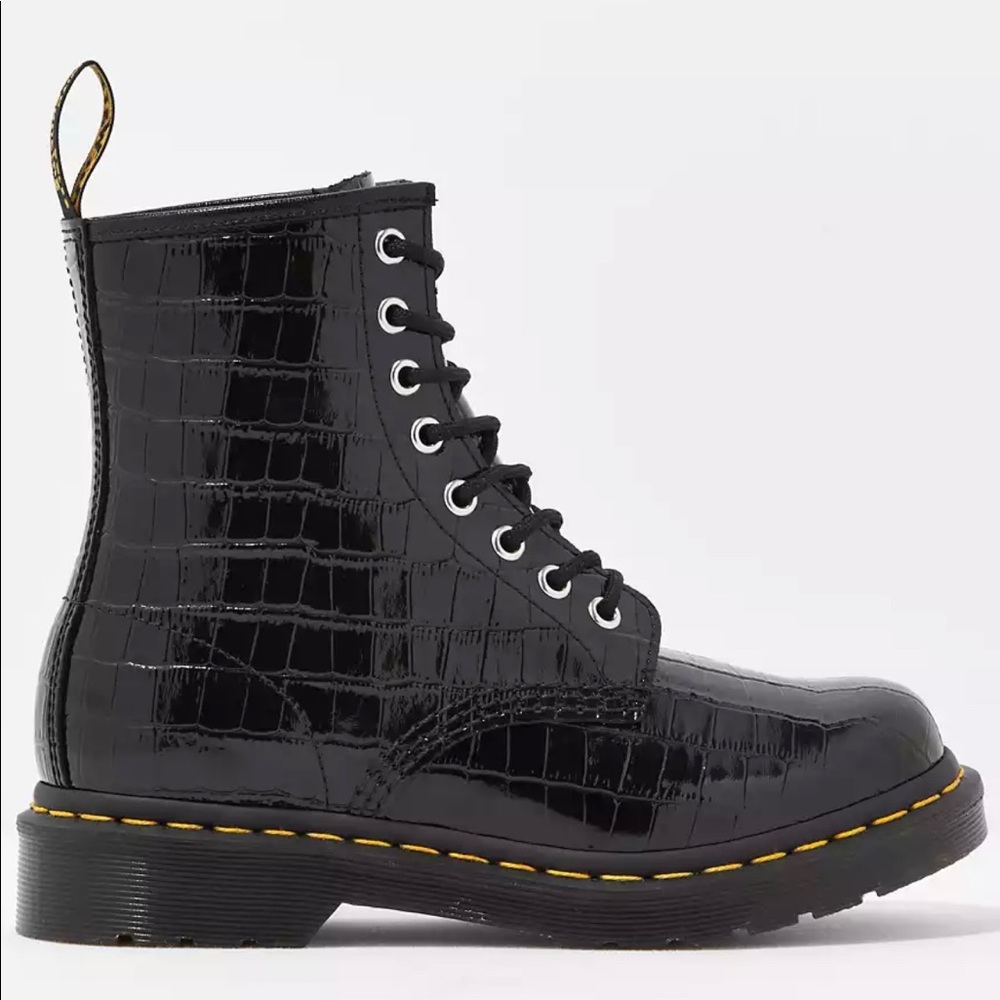 Dr. Martens 1460 Patent Leather Crocodile Boot